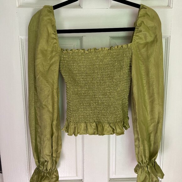 Reformation Tangerine Top - Spearmint - Picture 4 of 6